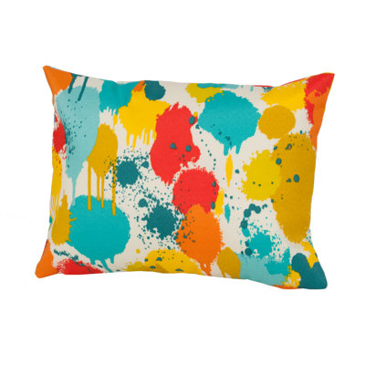 Neddick Outdoor Reversible Throw Pillow