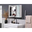 Domanik W H Surface Frameless Medicine Cabinet Mirror 2 Fixed-2141364792