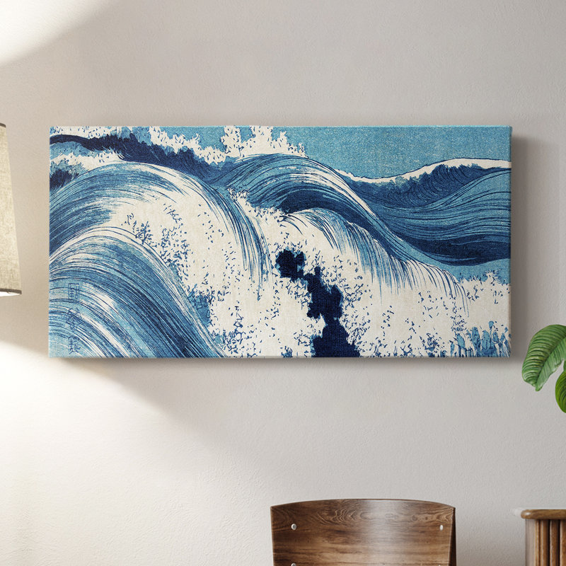 Série paysage - CCLIV - Toile tendue avec châssis - Prêt à accrocher, H 20 po x l 40 po