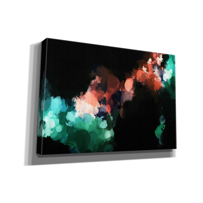  «Inverted Abstract Colorful Flows 17» par Irena Orlov, art mural sur toile giclée, 60 po x 40 po