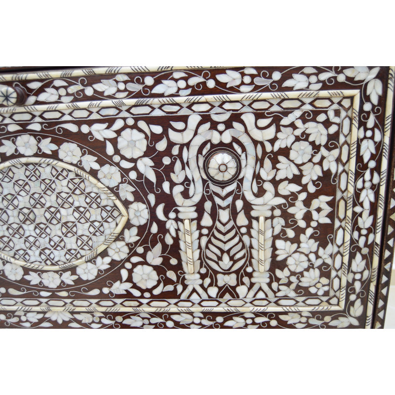 Syrian 39'' W Solid Wood Console Table