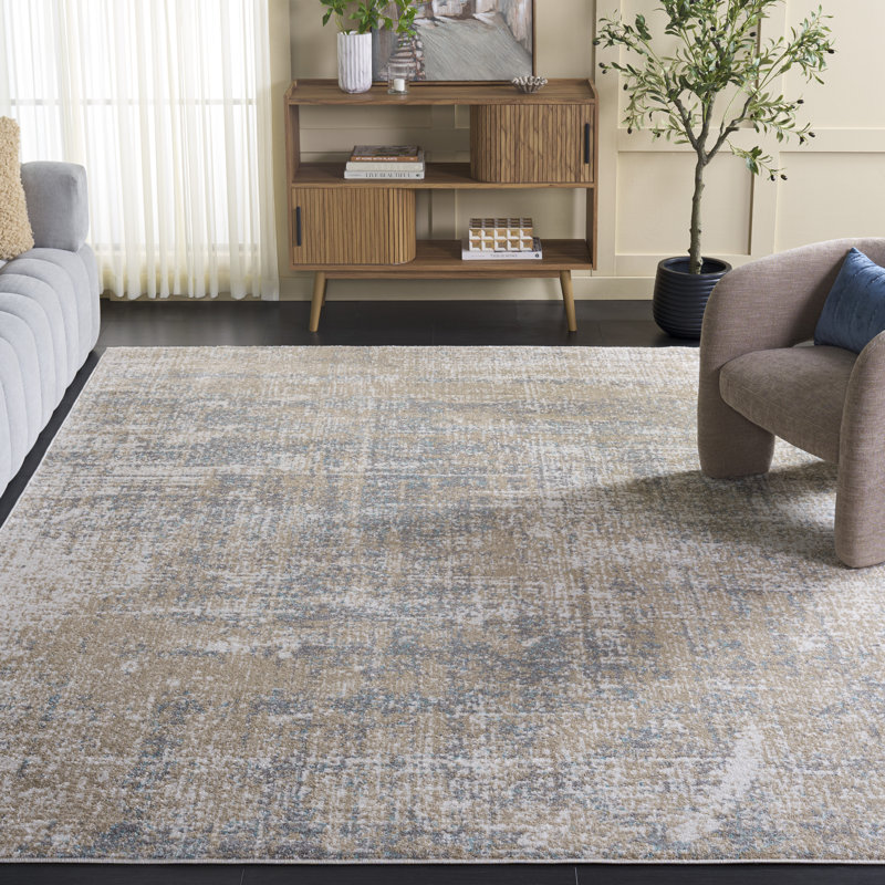 Alaric Geometric Area Rug, Rectangle 274 x 366 cm