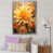 Impression argent sur toile encadrée