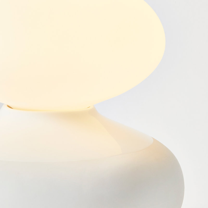 Lampe de table ovale à réflexion
