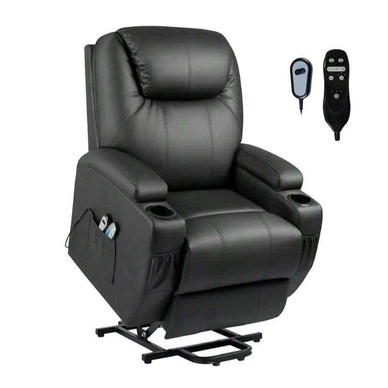 Yanel Power Lift Massage Zero Gravity Recliner , Black