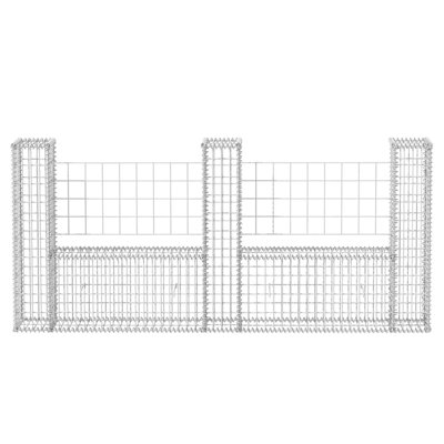 Cason Gabion Basket U-Shape Planter Stand