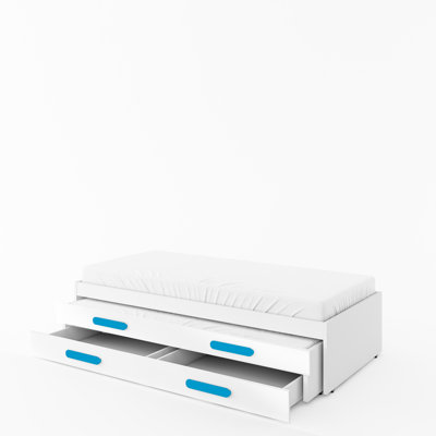 EU Single - 90 X 200 Cm Ottoman Storage Bed with Mattress