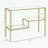 Lulia 39.25'' Glass Top Console Table
