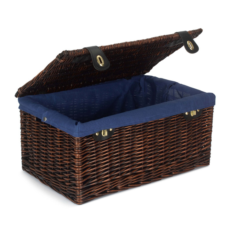 Wicker Crate, Blue