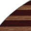 Tapis intérieur / extérieur noir HorizontalStripes-522824626