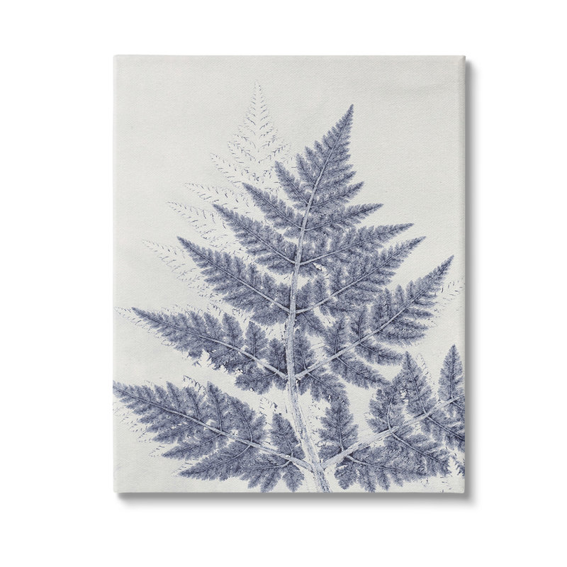 "Blue Fern Empint", impression sur toile par Pernille Folcarelli, H 40 po x l 30 po