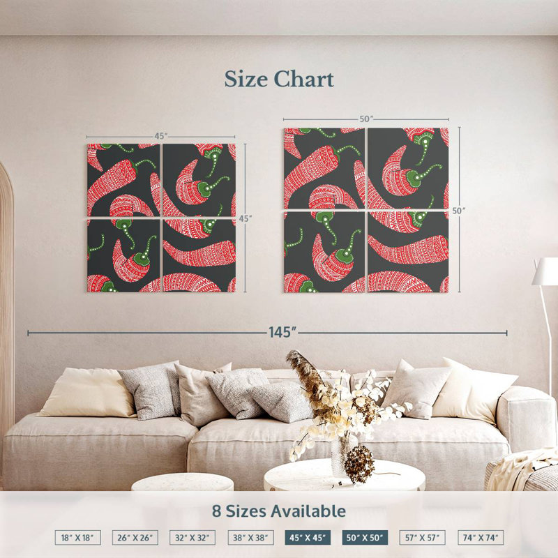Yarlin Tribal Chili Pattern