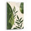 «Green Abstract Leaves No 2» par Andreas Magnusson, art mural en verre acrylique-817158694