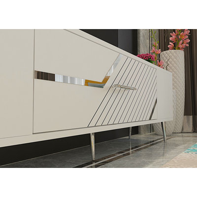 Olivia Unfinished TV Stand for TVs up to 60"