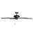 Newport 52 inch 3 Speed Ceiling Fan Matte Black