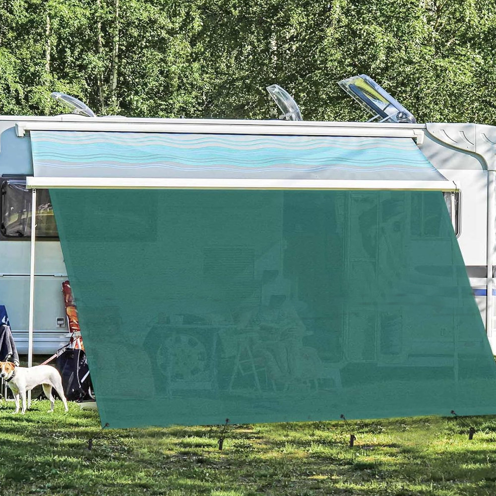 FengJu Rv Awning Sunshade Screen 10x16 ft UV Blockage Sun Shade Canopy ...