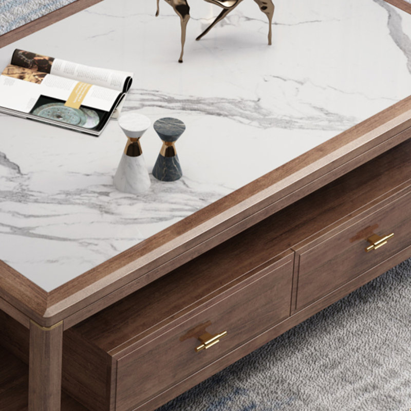 Meuble télé et table basse de style américain