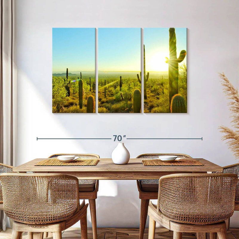 Harnek Sunny Arizona Cactus, 36" H x 57" W