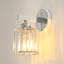 Modern Chrome 24cm Crystal Cylinder Wall Light
