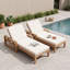 Outdoor Chaise Lounge Set with Cushions-476300513