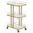 Khalis Salon Metal Multi-Purpose Utility Trolley Cart, Rolling Cart with Wheels