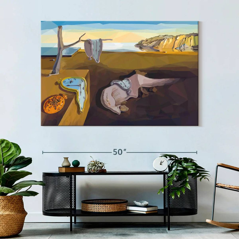 Soft Watches, 34" H x 51" W