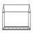 Twin Size Wooden House Bed, Gray-1507235724