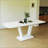 62.99-78.74" Grey White Dining Table