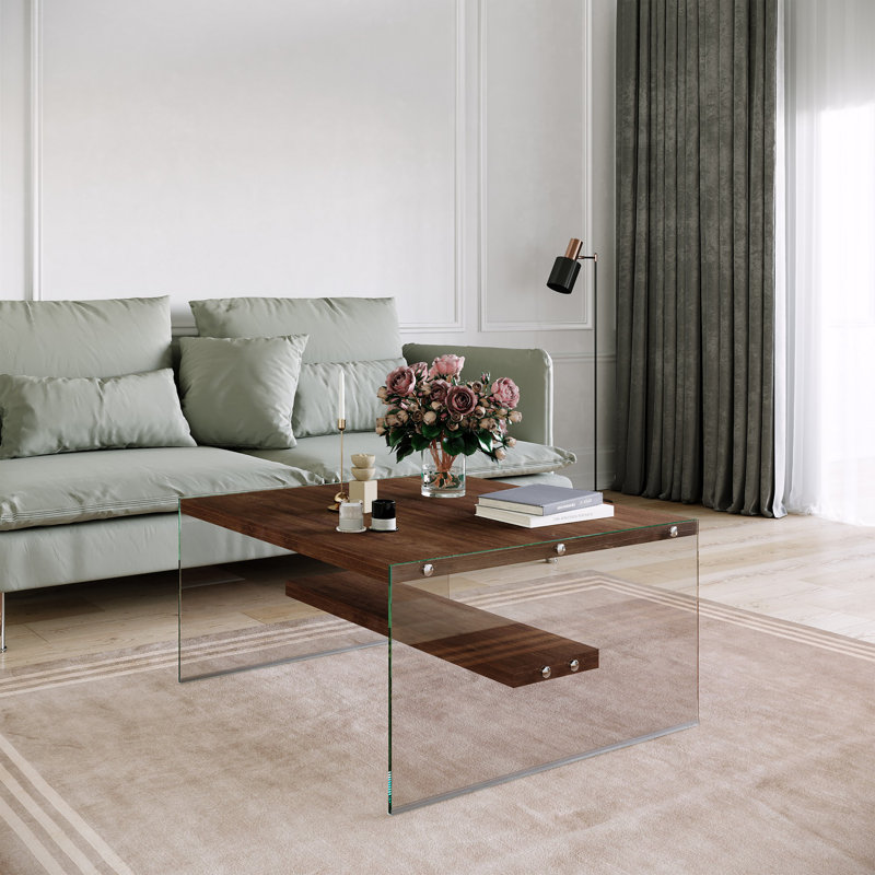 Klemme Sled Coffee Table with Storage