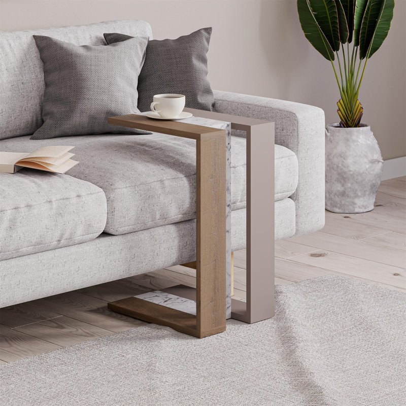 Aldelbert Pedestal End Table