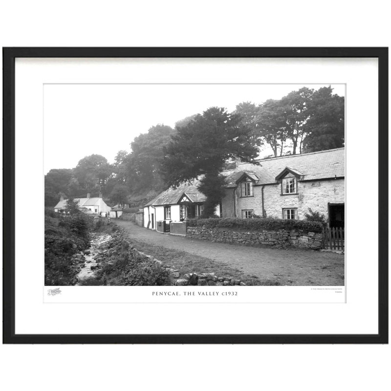 Penycae, The Valley C1932 by Francis Frith - Single Picture Frame Print, 60cm H x 80cm W x 2.3cm D