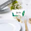 Cartes de place pour feuilles de bananier tropicales pour tables de mariage, places assises pour porte-nom, paquet de 60