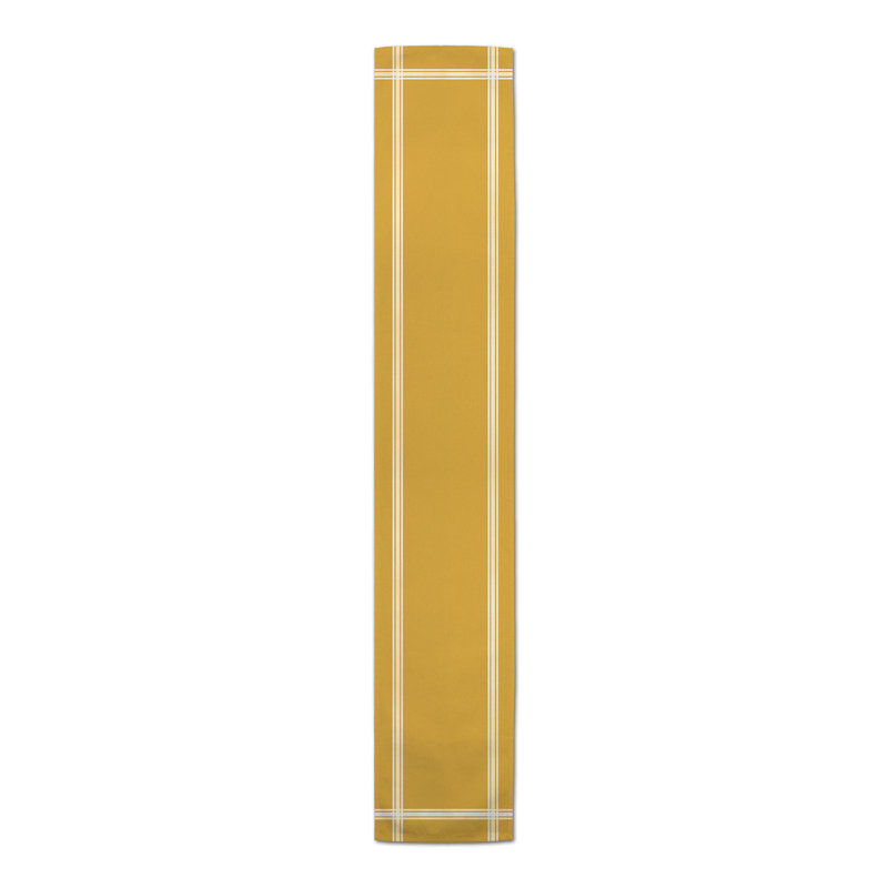 Choteau Table Runner, 90" x 16", Yellow