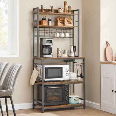 Kitchen Storage Rack with Power Outlet