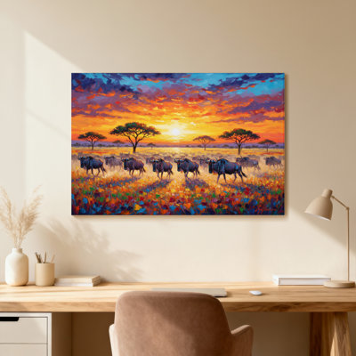 Paysage et paysage urbain Savanna Sunset