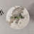 Modern 39.4" Faux Marble Single Base Round Coffee Table for Living Room-775372434-775372435