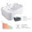 61 Inch Acrylic Whirlpool Massage Bathtub For 2 Person 16 Water Jets LED Lights Heater For Jacuzzi Spa Massage