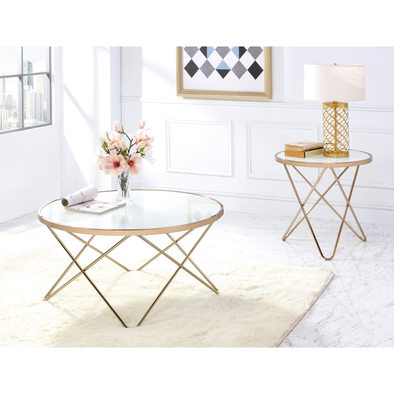 Table basse Champagne