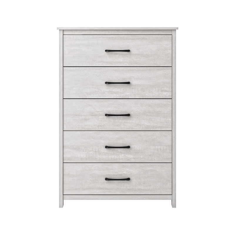 Allysyn 5 Drawer Dresser, Dusty Gray Oak