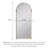 French-Style Minimalist Luxury Wall-Mounted Floor-Standing Arched Full-Length Mirror-118509615-118509617