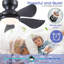 Ventilateur de plafond encastré avec lumière et télécommande / app-856862589-856862591