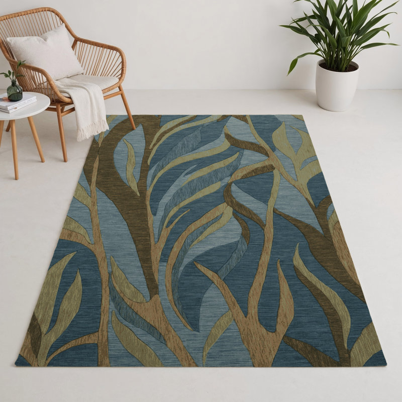 Tapis intérieur et extérieur gris Nature, Rectangulaire 3 pi x 5 pi