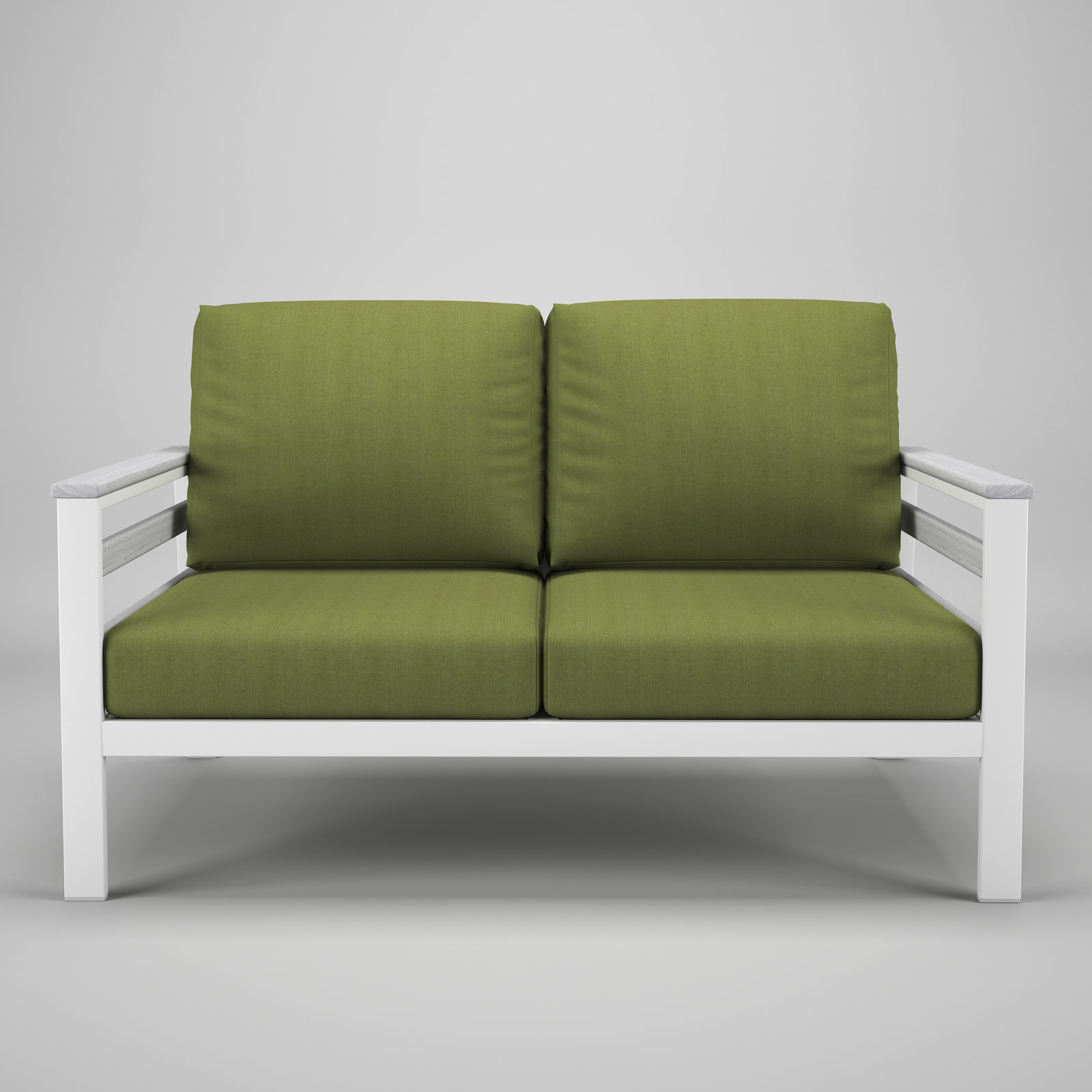 Townsend 55" Sunbrella® Patio Loveseat, Spectrum Cilantro
