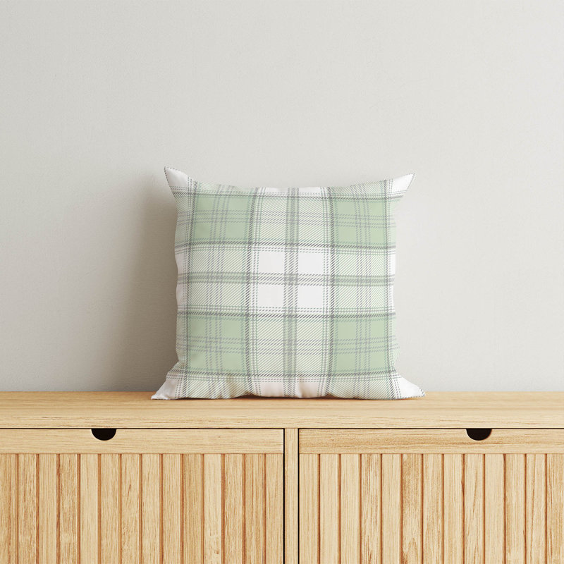 Coussin Baid, Vert clair, H 26 po x l 26 po