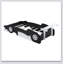 Race Car-Shaped Platform Bed With Wheels-1618918782