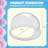Bubble Shield for Electric Cotton Candy Machine - 21-inch Clear Plastic Bubble Dome with Opening to Spin Floss - OEM Cotton Candy Machine Parts by Great Northern Popcorn