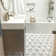 Classico Carrara 7" x 8" Porcelain Patterned Wall & Floor Tile