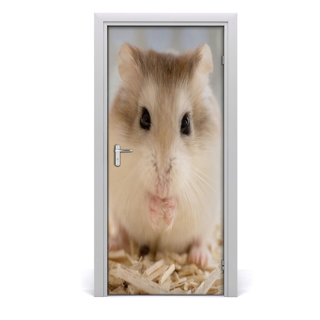 Hamster Tür Aufkleber