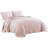 Washed Microfiber Channel Stitch Pom Pom Quilt Set-1292546931-1292546943