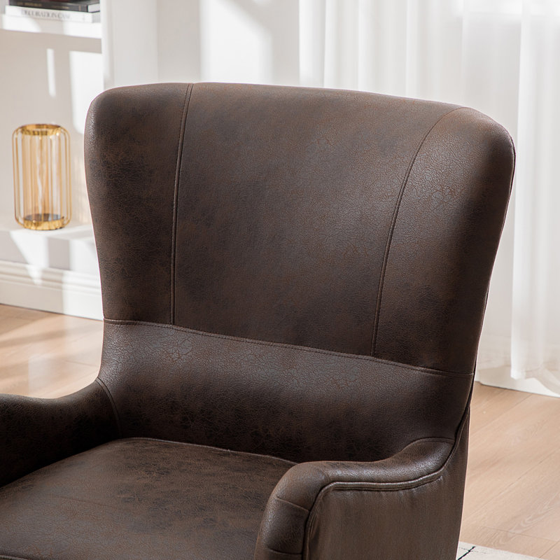 Fauteuil d'appoint à haut dossier 28 po